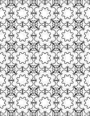 Black and white abstract geometric pattern