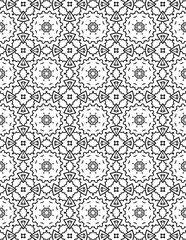 Black and white abstract geometric pattern