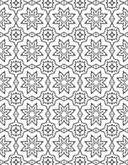 Black and white abstract geometric pattern