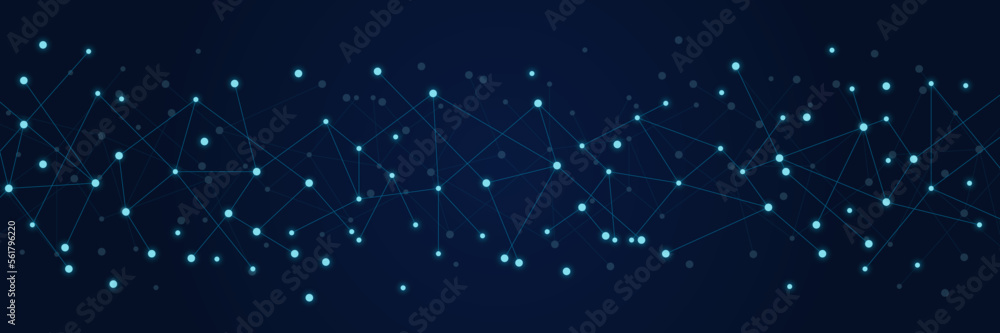 Poster abstract network technology geometric dots. network clipart. connecting dots and lines. global netwo