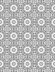 Black and white abstract geometric pattern
