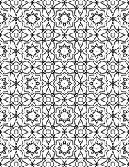 Black and white abstract geometric pattern