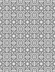 Black and white abstract geometric pattern