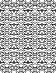 Black and white abstract geometric pattern