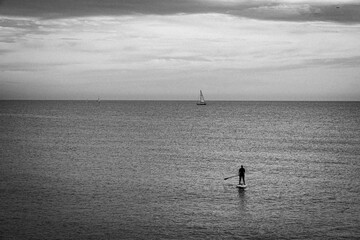 fishing on the beach