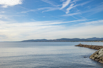 vue de l'horizon sur une plage 