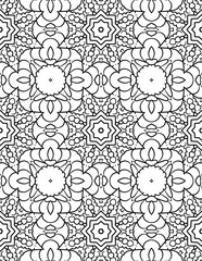 Black and white abstract geometric pattern