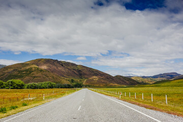 Mountain road. New Zealand