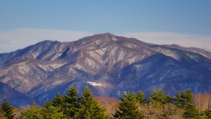Fototapeta premium 道の駅草津展望台からの眺め3（松岩山方向）