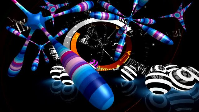 Space and Time or Spacetime. 3D background