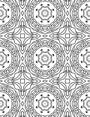 Black and white abstract geometric pattern