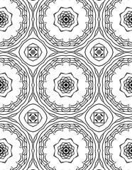 Black and white abstract geometric pattern