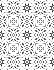 Black and white abstract geometric pattern