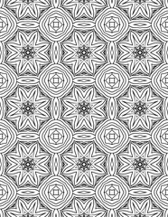 Black and white abstract geometric pattern
