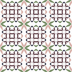 Fototapeta premium Abstract tileable geometric pattern. A seamless background, vintage texture. 