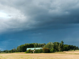 Obraz premium house , image taken in Lofoten islands, norway , scandinavia, , europe
