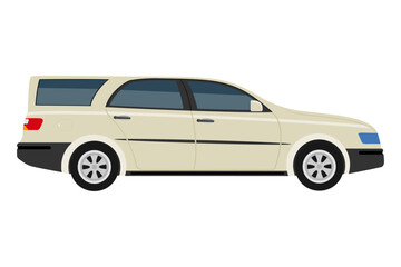 transport for the transportation of goods or passengers flat icon vector illustration