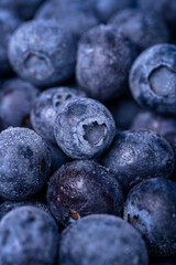 Blueberries close up