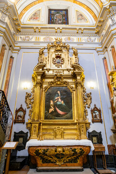 retablo de la Virgen del Pozo, luis de Velasco, 1557, Real Colegio de Doncellas Nobles, Toledo, Castilla-La Mancha, Spain