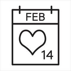 valentine day icon simple design art