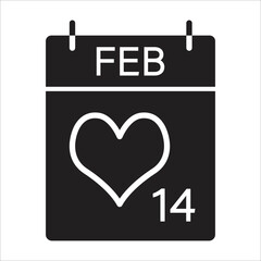 valentine day icon simple design art