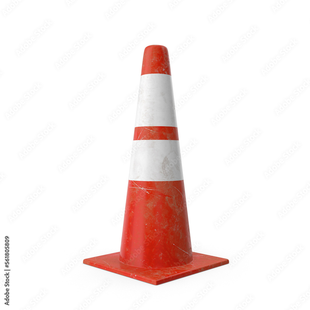 Wall mural traffic cone isolated png