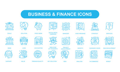 Fototapeta na wymiar Accounting icon set. Containing invoice, tax calculator, business firm, tax return,financial statement, an accountant, financial audit, income balance sheet icons. Solid icon collection. Business icon