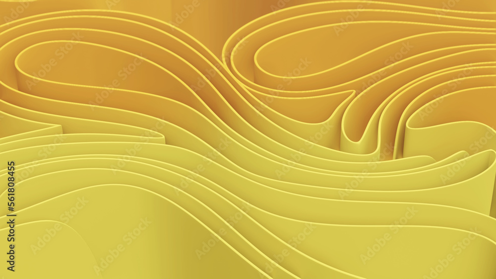 Poster concept paper wave. abstract folded paper effect. bright colorful purple and pink background. maze m