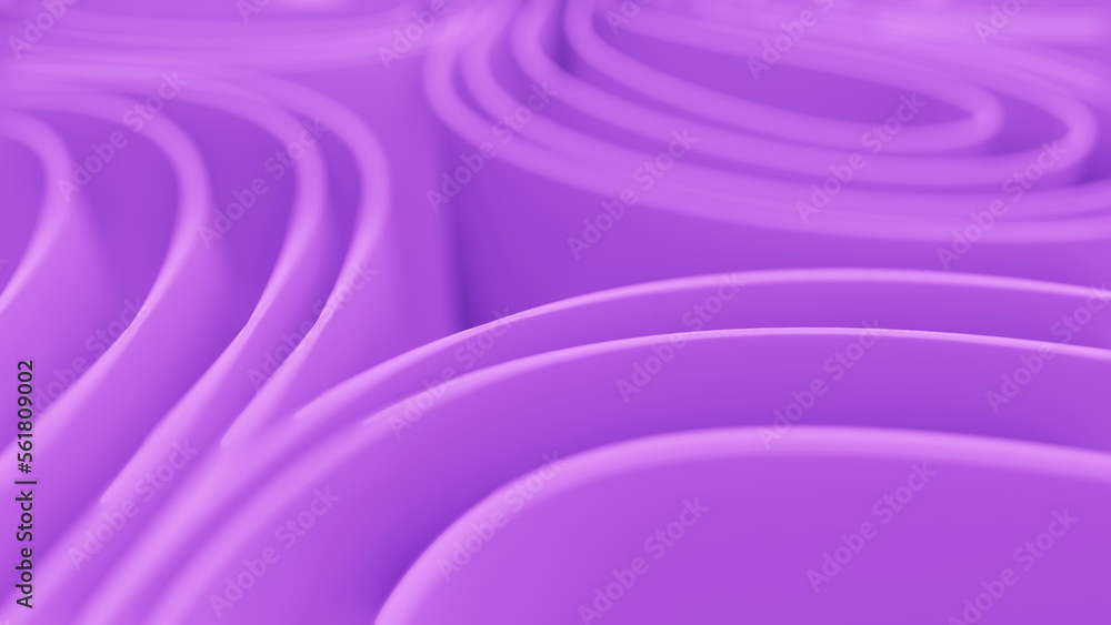 Poster concept paper wave. abstract folded paper effect. bright colorful purple and pink background. maze m