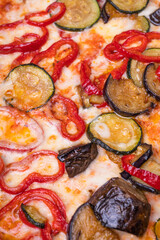 Aubergine Pepper Pizza Topping