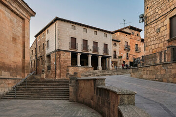 Fototapeta premium Santo Domingo de Silos village. In the province of Burgos. Spain