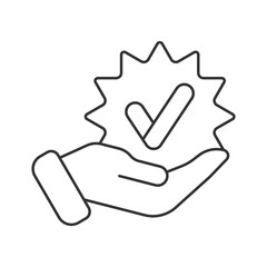 Branding vector icon. Line sign for mobile concept and web design. Symbol, logo illustration. Vector graphics