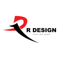 R Letter Logo, Alphabet Vector, Initial R Product Brand Logotype Design