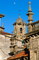 Fototapeta na wymiar Santiago de Compostela. Detail of the back of the cathedral