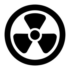 radiation glyph icon