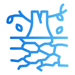 drought gradient icon