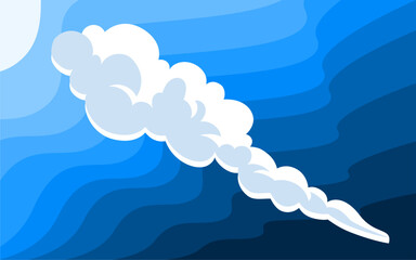 Abstract technology blue background with 3d concept. abstract particles blue wave background banner. Abstract blue wave shape with futuristic concept 