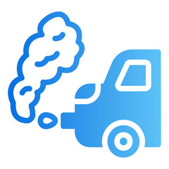 pollution gradient icon