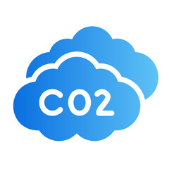 co2 gradient icon