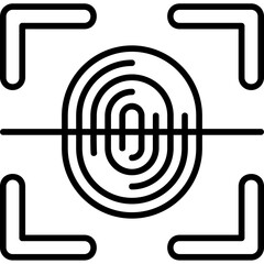 Fingerprint Scanner Icon