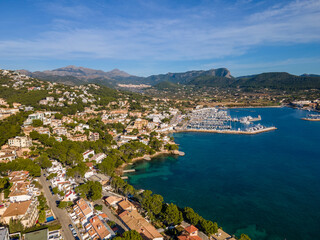 Port Andratx, Mallorca from Drone, Aerial Photography