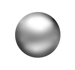 3d silver ball