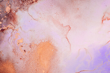 Marble ink abstract art from exquisite original painting for abstract background . Painting was...