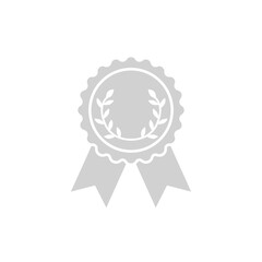 medals with laurel icon .Vector illustration isolated on white background.Eps 10.