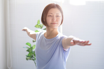おうち時間　フィットネスのイメージ
