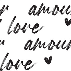 amour love heart seamless aop