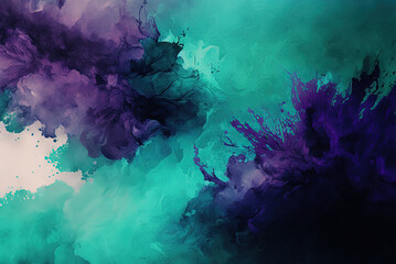 Coral texture blue and purple color, background. Generative AI.