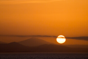 Sunrise over the Aegean Sea