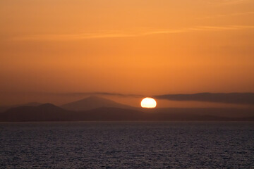 Sunrise over the Aegean Sea