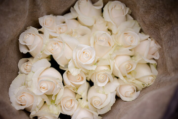 wedding bouquet of roses